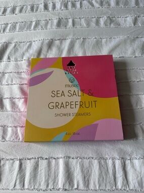 Musee Sea Salt & Grapefruit Shower Steamers - Pink, Yellow, Cream